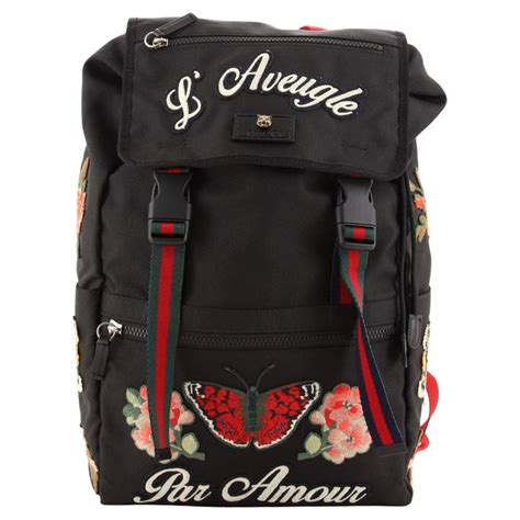 gucci techpack with embroidery fake